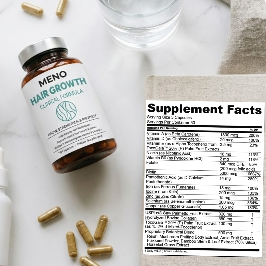 Meno Post BC Hair Growth Supplements
