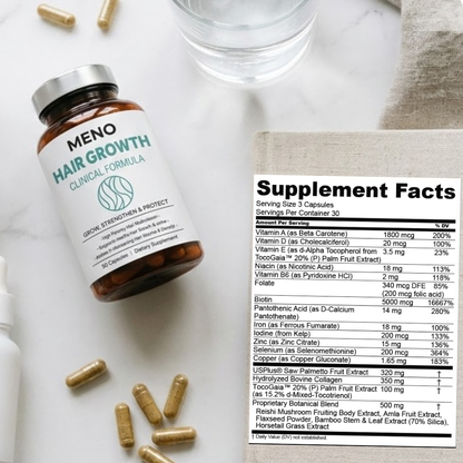 Meno Post BC Hair Growth Supplements